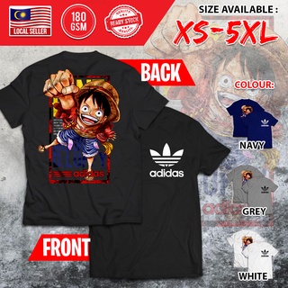 เสื้อคนอ้วนผญ - ADIDASXOnePieceสตรีทแวร์[XS-5XL]แขนสั้น100%ผ้าฝ้ายเลนแกนเพนเด็คเสื้อยืดลําลองเสื้อย