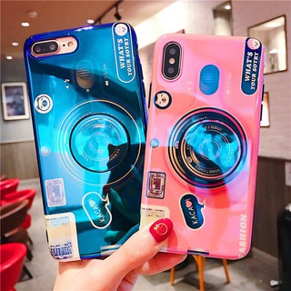 Case Huawei P30 P20 Lite Mate 20 X Pro Y7 Pro Y9 2019 Nova 4 3 3i 2i 3e Y6 Y5 Prime 2018 Camera Style Holder Soft Casing