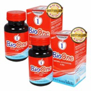 BioOne 4 mg. Astaxanthin สาหร่ายแดงไบโอวัน บำรุงร่างกาย สุขภาพแข็งแรง บรรจุ 60 แคปซูล (2 กล่อง)
