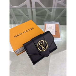 Louis&amp;vuitton LV womans trifold medium wallet purse multislots card holder coin pouch