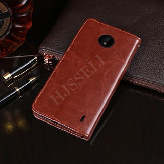 ภาพหน้าปกสินค้าเคสสำ Nokia C10 Case PU Leather Flip Phone Case Nokia C20 C 10 20 เคสโทรศัพท์มือถือ พลิกซองโทรศัพท์ ซึ่งคุณอาจชอบสินค้านี้