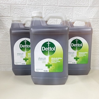 (5,000มล.) Dettol เดทตอล น้ำยาทำความสะอาด ไฮยีน ดิสอินแฟคแทนท์ น้ำยาฆ่าเชื้อโรค 5000มล. 5ลิตร