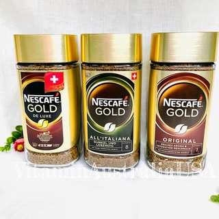 ภาพหน้าปกสินค้าเนสกาแฟ NESCAFE GOLD Original , NESCAFE GOLD DELUXE , NESCAFE GOLD All Italiana เนสกาแฟสำเร็จรูป พร้อมส่ง ที่เกี่ยวข้อง