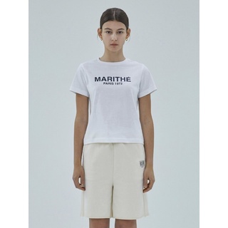 เสื้อยืดผ้าฝ้ายพิมพ์ลายขายดี (พร้อมส่ง) แท้💯 เสื้อ MARITHE FRANCOIS GIRBAUD W Regular Logo