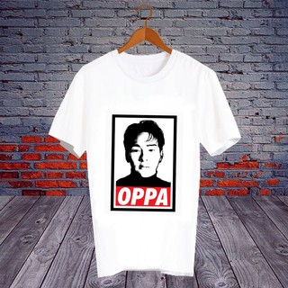 เสื้อยืดสีขาว สั่งทำ เสื้อแฟนคลับ เสื้อ Fanmeeting ศิลปินเกาหลี เสื้อยืด โอปป้า จางดงยุน Oppa Jang Dong Yoon - OPA14