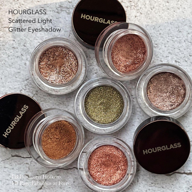 HOURGLASS Scattered Light Glitter Eyeshadow อายชาวโดว์เนื้อครีม ชิมเมอร ...