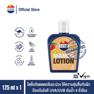 LeTan SPF 50+ Mango Sunscreen Lotion 125 ml