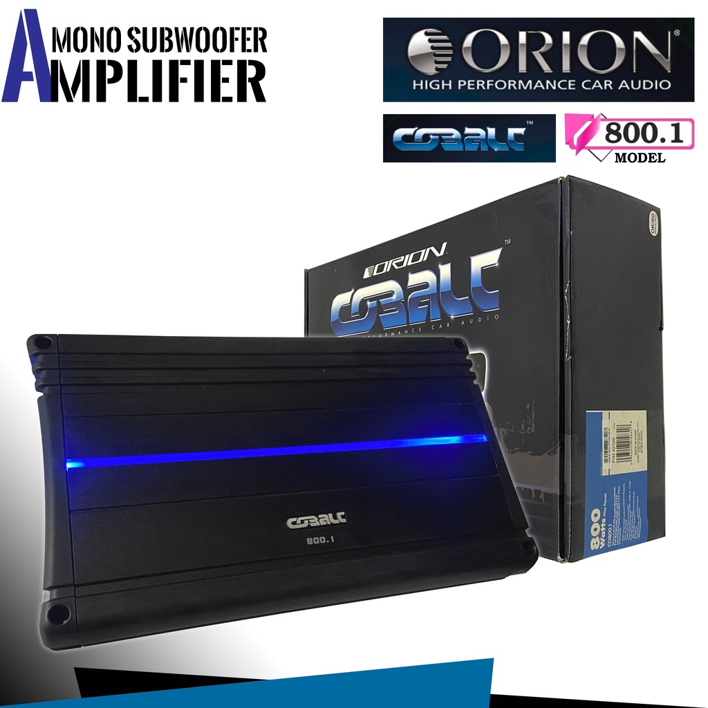 ลดพิเศษของแท้100-พาวเวอร์แอมป์รถยนต์-orion-รุ่น-cobalt-co800-1-แอมป์โมโนclass-a-b