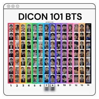ภาพขนาดย่อของภาพหน้าปกสินค้าพร้อมส่ง  แยกขายการ์ด DICON BTS บังทัน ของแท้100% จากร้าน thaioil555 บน Shopee