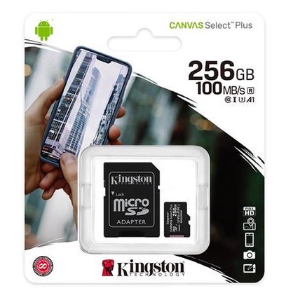 ภาพสินค้า128GB  256GB MICRO SD CARD (ไมโครเอสดีการ์ด) KINGSTON CANVAS SELECT PLUS (SDCS2) (100MB/s) - ประกันตลอดการใช้งาน จากร้าน mcwinner บน Shopee ภาพที่ 1