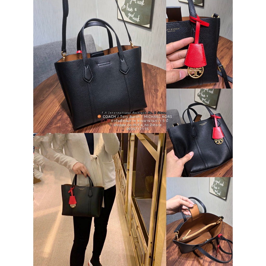 f-a-ว่าแท้100-tory-burch-perry-small-triple-compartment-tote-bag-กระเป๋า-crossbody-ของผู้หญิง-กระเป๋าถือ-331