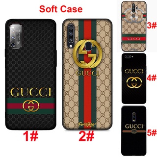 OPPO A5 A9 2020 A5 A7 2018 A8 A3S A5S A1K A37 A39 A57 A59 A77 A83 A1 F1S F3 Soft Cover gucci logo Luxury brand Phone Case