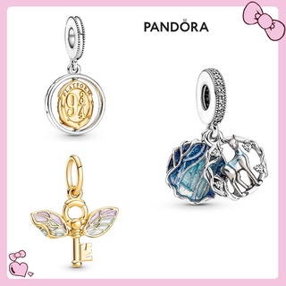 Pandora จี้กุญแจ รูปกวาง แฮร์รี่พอตเตอร์ หมุนได้ DIY สําหรับผู้หญิง p526