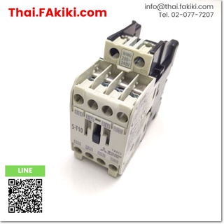 พร้อมส่ง,(C)Used, S-T10 Electromagnetic Contactor ,แมกเนติกคอนแทคเตอร์ สเปค AC200-240V 1a ,MITSUBISHI (66-002-052)