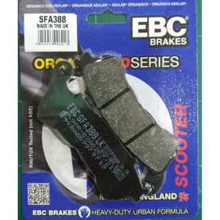 ผ้าเบรค EBC Brakes รุ่น Organic/ ผ้าหน้า Honda Forza 300 รุ่น Gen1, CBR250 (ABS) ปี11-13