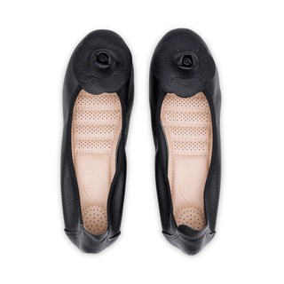 ภาพขนาดย่อของสินค้ารองเท้าส้นเตี้ยสตรี Bekazii รุ่น ROSSIE IN BLACK WHITE GREY PINK BLUE