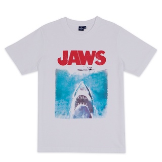 Universal Studios Men Jaws T-Shirt - เสื้อผู้ชายยูนิเวอร์แซล สตูดิโอ ลายจอว์ส สินค้าลิขสิทธ์แท้100% characters studio