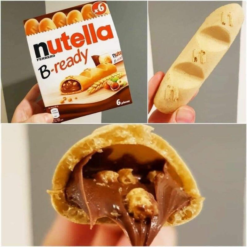 นูเทลล่าแท่ง-nutella-b-ready-เวเฟอร์กรอบสอดไส้นูเทลล่า-1-กล่องมี-6-แท่ง