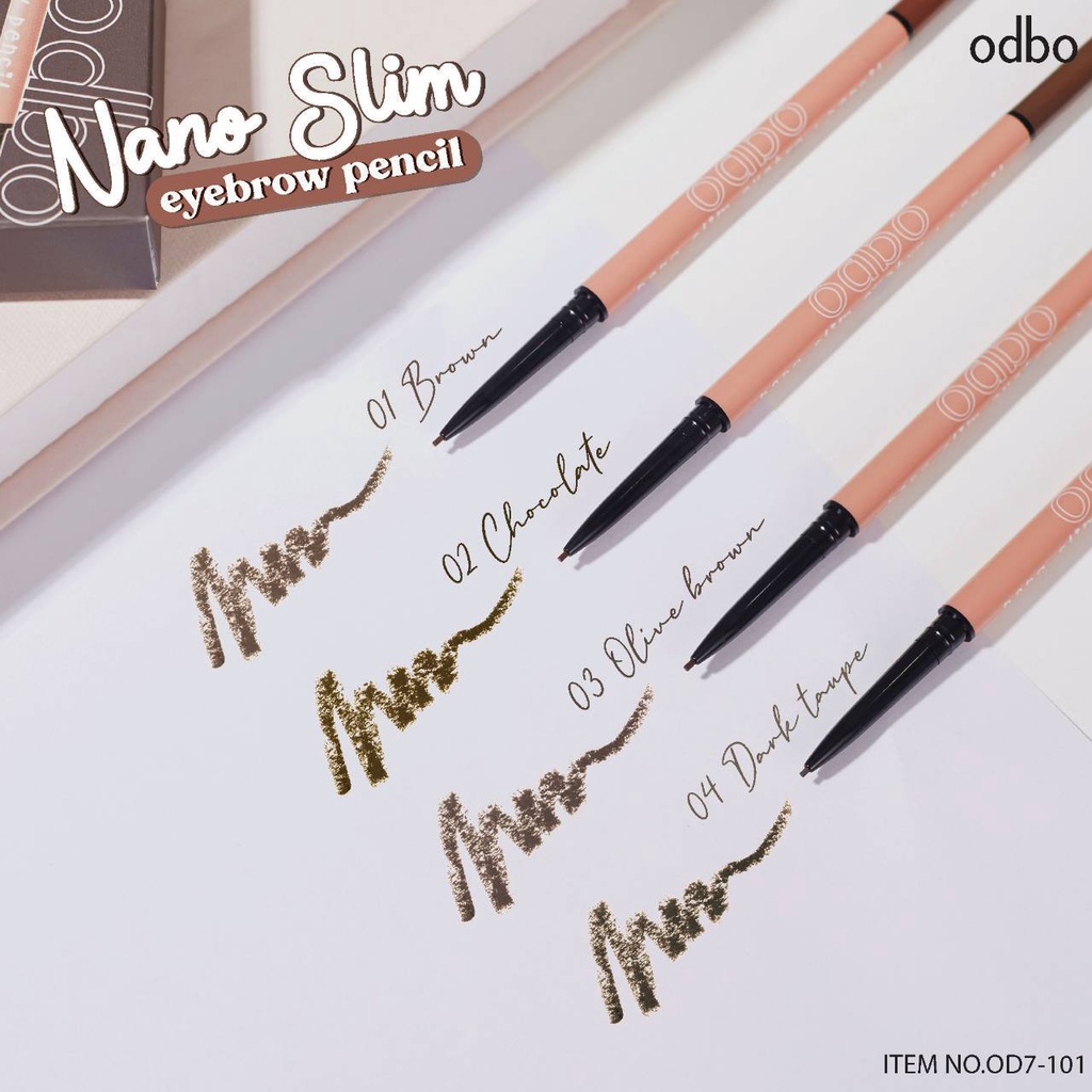 odbo-nano-slim-eyebrow-pencil-od7-101-โอดีบีโอ-นาโน-สลิม-อายบราว-เพ็นซิล-x-1-ชิ้น-abcmall