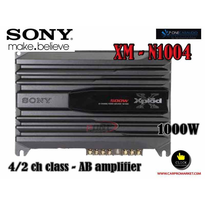 sony-xm-n1004-เพาเวอร์แอมป์-4ชาแนล-กำลังขับสูงสุด-1000วัตต์-max