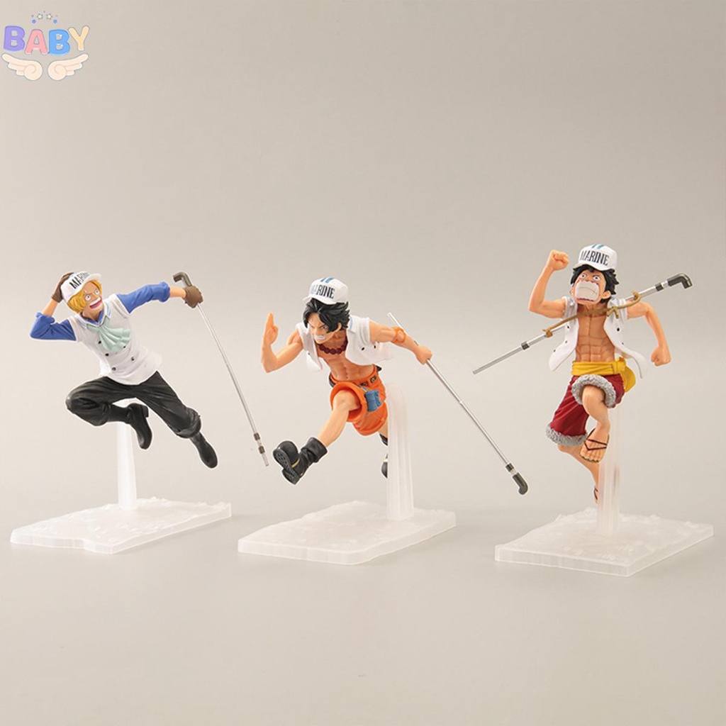 ตุ๊กตาฟิกเกอร์-pvc-อนิเมะ-one-piece-escape-ace-luffy-sabo-monkey-d-luffy-เหมือนจริง-สําหรับตกแต่งโต๊ะทํางาน-shopcyc6733