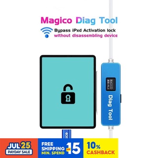 ⭐⭐⭐Magico Diag Tool DFU กล่องสีม่วงอัตโนมัติ โหมดสีม่วง สาย DCSD เพื่ออ่านเขียนข้อมูล Nand สําหรับ iPhone 6-X และ iPad ฟรีคอมพิวเตอร์
