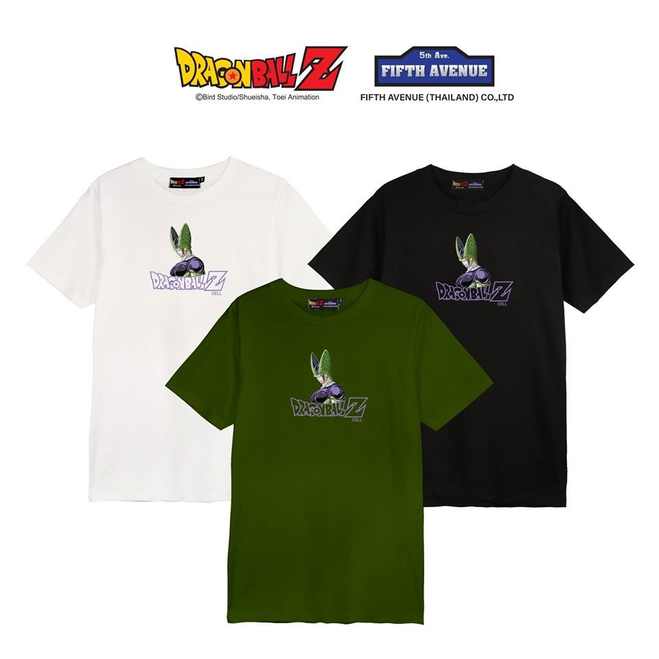 เสื้อยืดดราก้อนบอลของแท้-cell-dragonballz-พร้อมส่ง