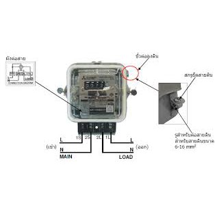มิเตอร์ไฟฟ้า-รุ่น-mf-33e-2p-มิตซูแท้