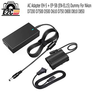 Dummy AC 9 V Adapter Battery Nikon EN-EL15