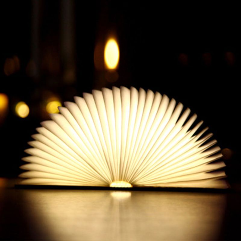 ann-โคมไฟกลางคืน-รูปหนังสือ-แบบไม้-ชาร์จ-usb-สําหรับตั้งโต๊ะ