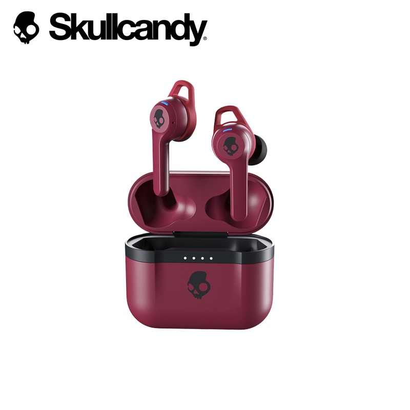 skullcandy-indy-evo-true-wireless-earbuds-หูฟังสอดหู-ไร้สาย-สีแดง-deep-red-แทนเหงื่อกันเหงื่อ-หูฟังบลูทูธไร้สาย