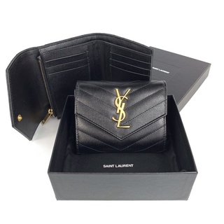 แท้💯YSL TRIFOLD WALLET