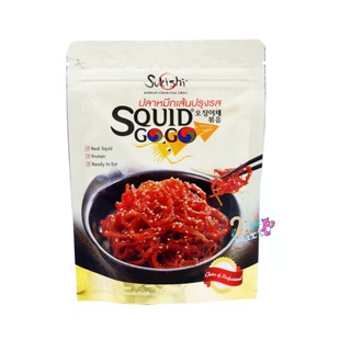 ปลาหมึกเกาหลี 🇰🇷 Squid Go Go(ปลาหมึกเส้นปรุงรส) จากซูกิชิ ทำจากปลาหมึกแท้สายพันธุ์เกาหลี  squigd gogo