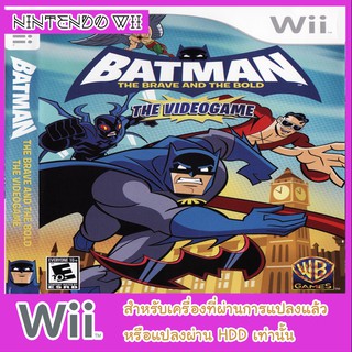 แผ่นเกมส์ wii - Batman - The Brave and the Bold - The Videogame (USA)