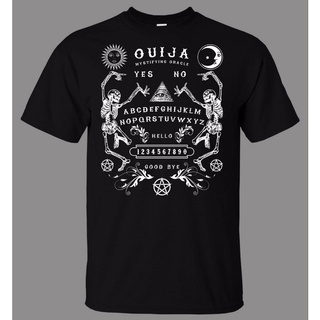 ☜❧▧เสื้อยืด 2020 แฟชั่นผู้ชายผู้ชายเสื้อยืดลําลองท็อปส์ซู Tee Ouija Board โครงกระดูกแบรนด์เสื้อ 0MD