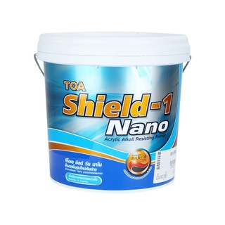 สีรองพื้นปูนใหม่ SHIELD-1 NANO TOA 2.5GL สีรองพื้นปูนใหม่ จากเเบรนด์ TOA เหมาะสำหรับการใช้งานบนพื้นผิวปูนใหม่ โดยทิ้งผนั