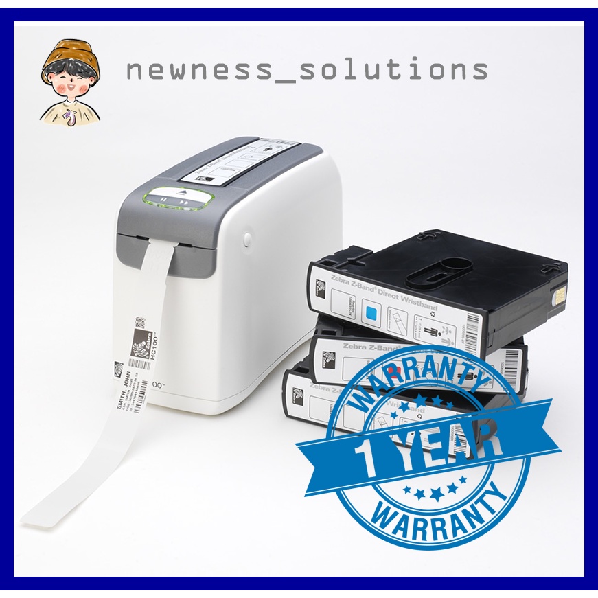 เครื่องพิมพ์สายรัดข้อมือ Zebra ZD510HC (Wristbands Printer) Shopee