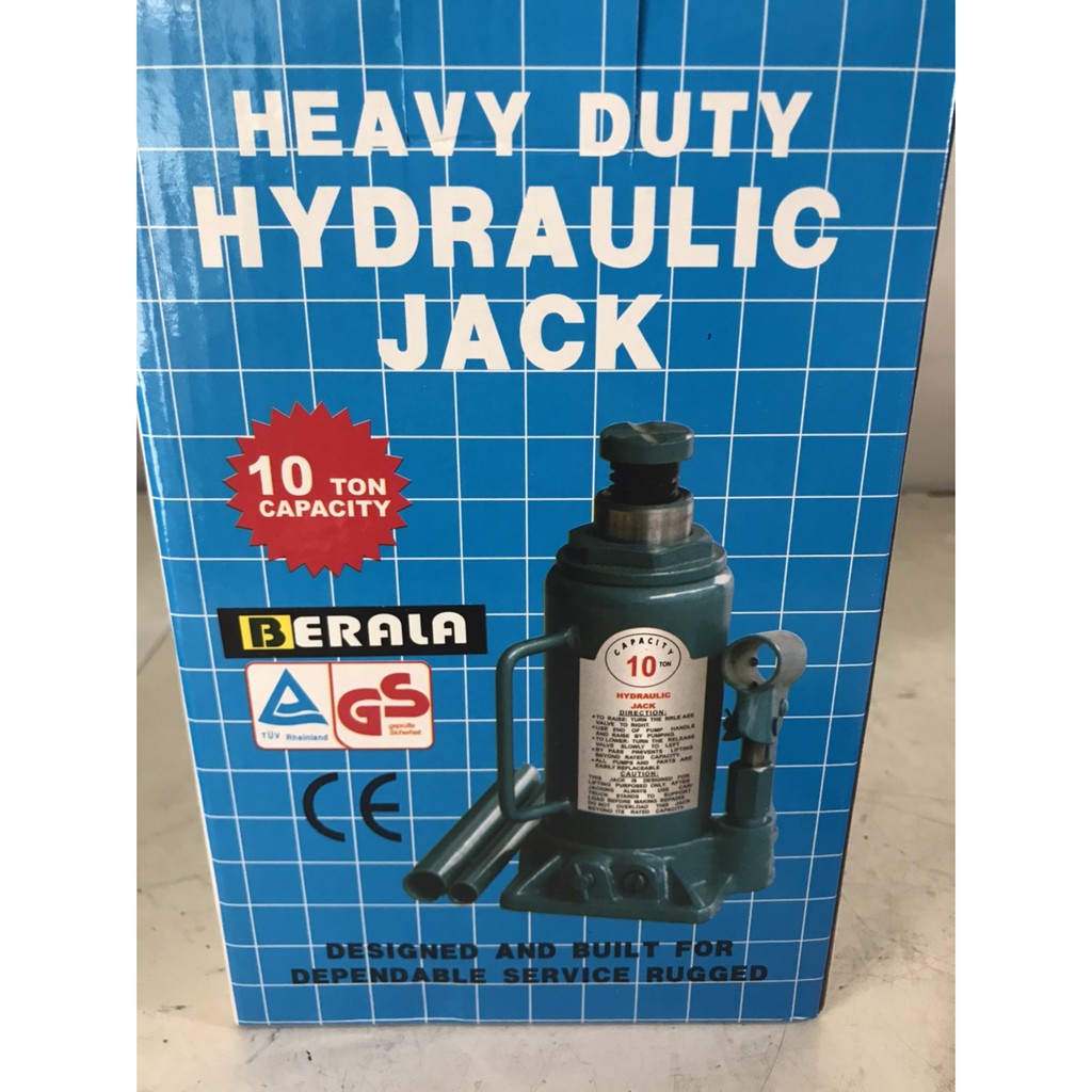 ภาพหน้าปกสินค้าBERALA แม่แรงกระปุก 10 ตัน Hydraulic jack 10 TON จากร้าน tprgroup บน Shopee