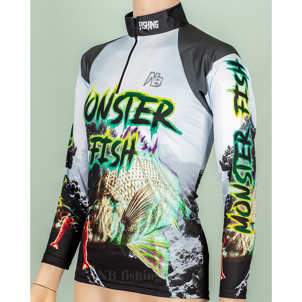 เสื้อตกปลา-เสื้อปั่นจักรยาน-monster-fishd-fp