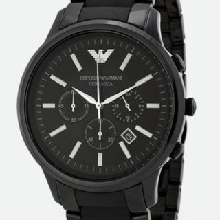 Emporio Armani นาฬิกา AR1451 Black Ceramica Mens Watch