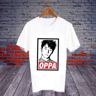 เสื้อยืดสีขาว สั่งทำ เสื้อแฟนคลับ เสื้อ Fanmeeting ศิลปินเกาหลี เสื้อยืด โอปป้า ซอคังจุน Oppa Seo Kang Jun  - OPA58