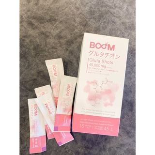 ภาพขนาดย่อของภาพหน้าปกสินค้าใครไม่แท้ เราแท้ แท้ 100% Boom Gluta Shots บูม กลูต้าช็อต  *มีบัตรตัวแทน *ตรวจสอบได้  ️พร้อมส่ง จากร้าน wanloplom บน Shopee ภาพที่ 1