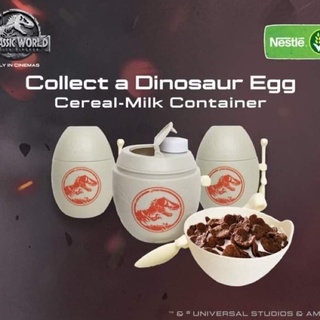 ชุดถ้วยอาหารเช้า jurassic world nestle