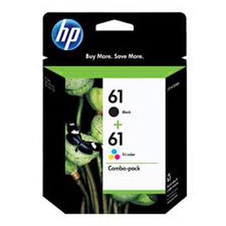 ตลับหมึกคู่ 61 col + 61 bk For HP : Deskjet : 1000 / 1050 / 1510 / 1511 / 1514 / 2000 / 2050 / 2510 / 2511 / 2540 / 3000