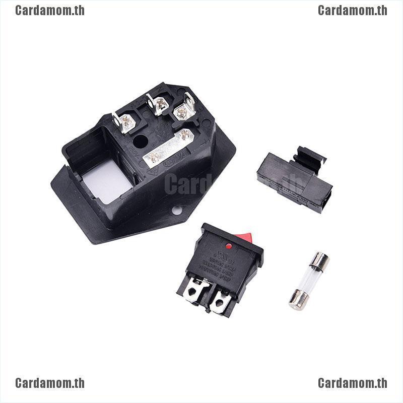 carda-ซ็อกเก็ตพาวเวอร์-3-pin-iec-320-c-14-inlet-male-10-a-250-v