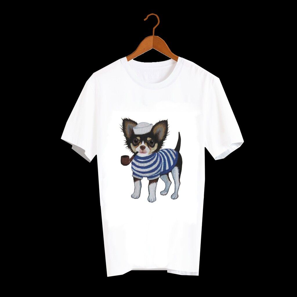 เสื้อยืดหมาชิวาว่า-เสื้อยืด-น่ารักๆ-ลายชิวาวา-chihuahua-เสื้อลายหมา-tdn463