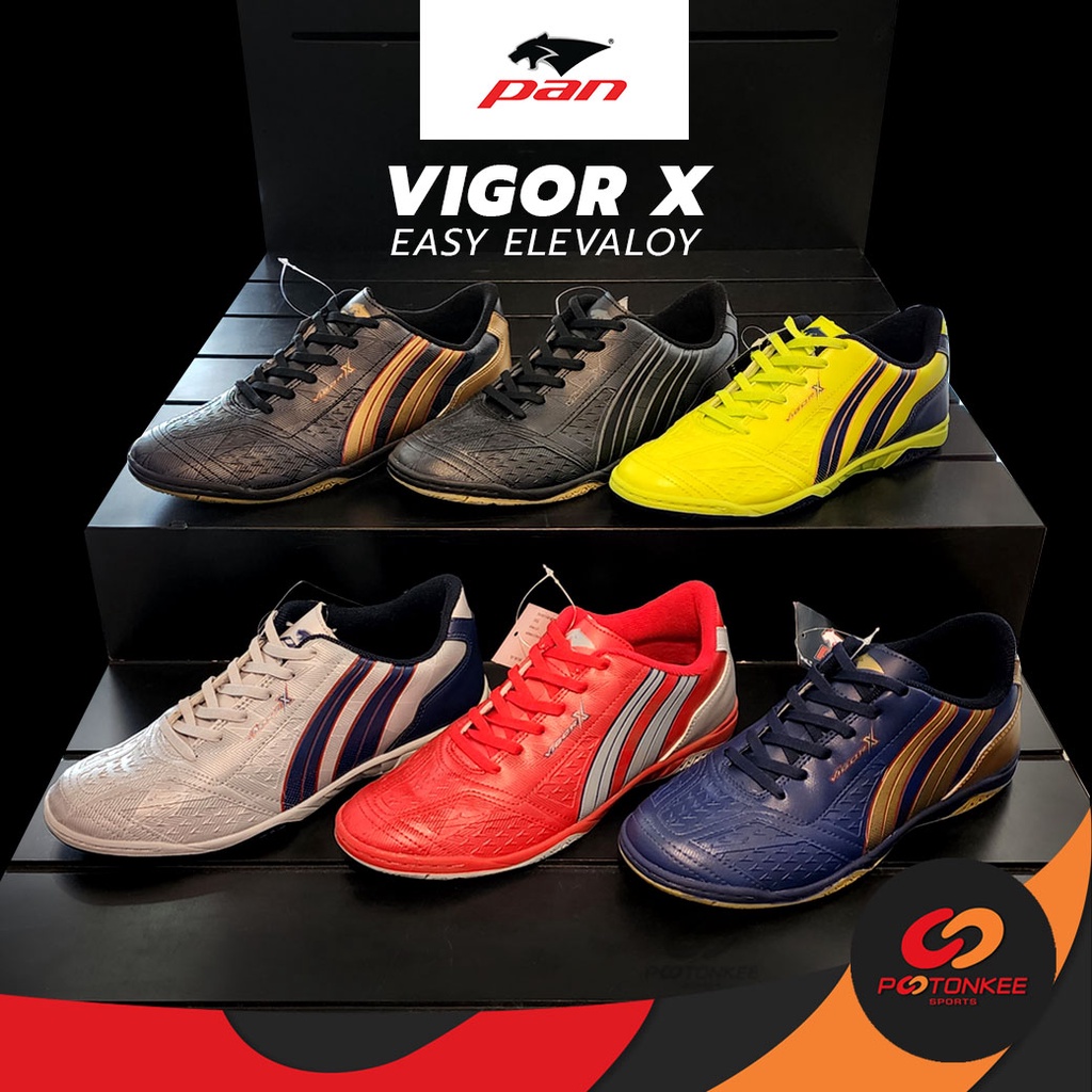 ภาพหน้าปกสินค้าPootonkee Sports PAN Vigor X Easy Elvaloy (PF-14AF) รองเท้าฟุตซอลแพน ลิขสิทธิ์แท้ มี 2สี ไซส์ 39-45