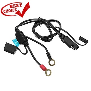 【J15】Motorcycle battery car charging line solar battery cable round terminal line