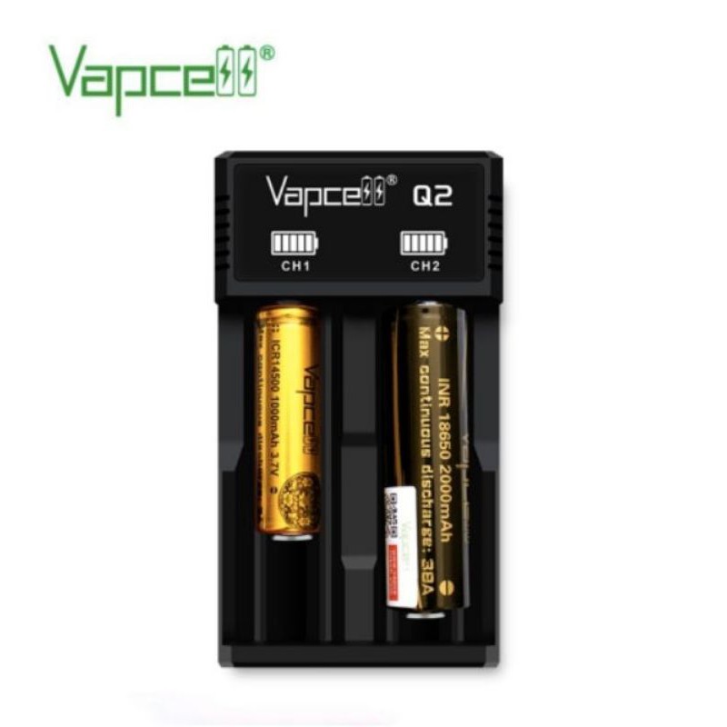 ภาพสินค้าVapcell​Q2​ รางชาร์จ​vapcell​Q2​ เครื่อง​ชาร์จ​ถ่าน​18650​ ราง​ชาร์จ​ถ่าน​เครื่อง​vapcell​Q2​แท้ จากร้าน power18 บน Shopee ภาพที่ 2