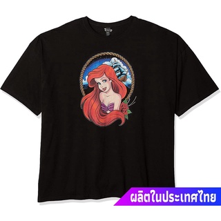 เสื้อยืดใหม่ 20222021 ข้อเสนอพิเศษ หุ่นยนต์ ผู้ชาย Disney Mens Little Mermaid Ariel Part Of Your World Graphic T-Shirt